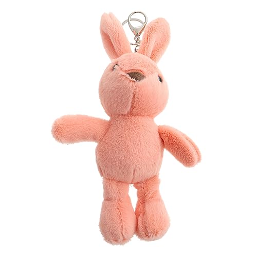 Holibanna Fein Gearbeiteter Schlüsselanhänger Mit Plüschanhänger Für Die Schultasche Dekoratives Hängeornament Weiches Und Bequemes Material Zinklegierung von Holibanna