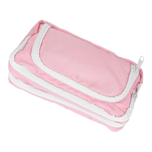 Holibanna Stifteaufbewahrungstasche Mit Reißverschluss Tragbares Federmäppchen Aluminiumlegierungen Multifunktions-schreibwarenhalter Für Organisation Und Aufbewahrung von Holibanna