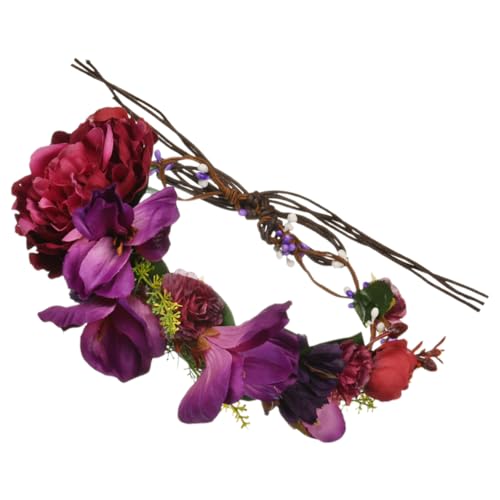 Holibanna Blumen Haarband Für Braut Elegantes Hochzeit Accessoire Mit Floralen Details Für Hochzeiten Partys Und Festlichkeiten Für Damen von Holibanna