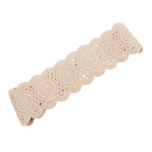 Holibanna Strickbandana Stirnband Für Damen Spitzen Stirnband Sommer Haarbandana Kopftuch Häkel Schal Haarband Mit Floral Design von Holibanna
