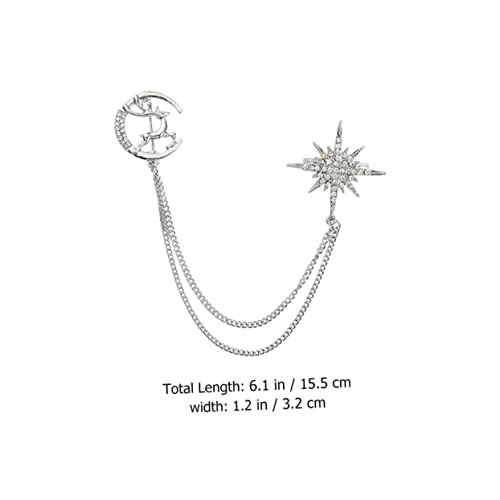 Holibanna Brosche Achtzackiger Stern Anstecknadel Kreative Schmucknadel Für Kleidung Rucksäcke Schals Taschen Accessoire Elegant Und Vielseitig von Holibanna