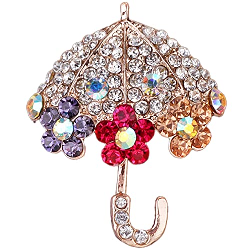 Holibanna Brosche Dekorative Stift Sweater Pin Bekleidungsnadel Schirmnadel Anzugstift Hutstift Kleidernadel frauen revers Wäscheklammer Regenschirm-Anstecknadel Strasssteine von Holibanna