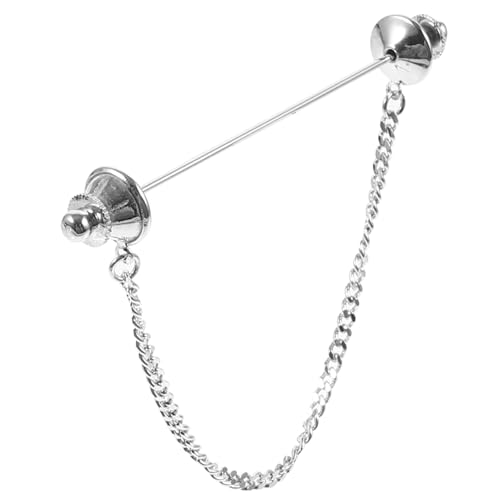 Holibanna Krawattennadel Aus Metall Mit Kette Herren-kragenstab Broschennadel Für Kleidung Hemden Ausschnitte Einfach Zu Verwenden Holibanna Krawattennadel Aus Metall Mit Kette Herren-kragenstab Broschennadel Für Kleidung Hemden Ausschnitte Einfach Zu Verwenden von Holibanna