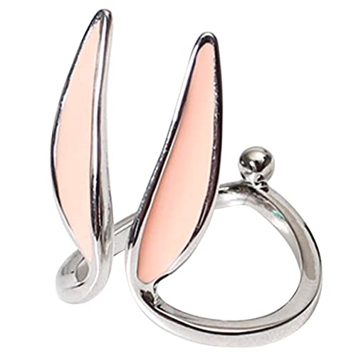 Holibanna Bunny Ears Trendiger Offener Für Damen Kreativer Finger-schmuck Mit Hasenohren Leichtes Und Haltbares Design Für Alltag Und Besondere Anlässe Als Für Freundinnen von Holibanna