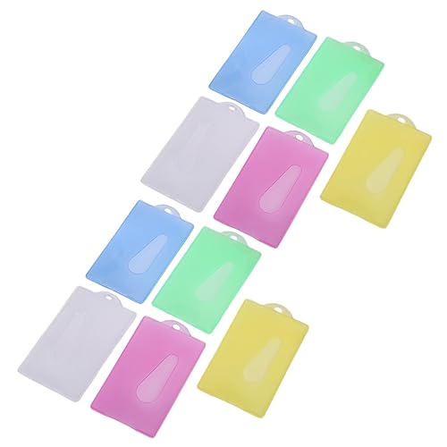 Holibanna 10stücke Kartenschutzhüllen Aus Hochwertigem Material Für Namenskarten Ausweise Visitenkarten Sicher Und Praktisch Zum Tragen Und Aufbewahren von Holibanna