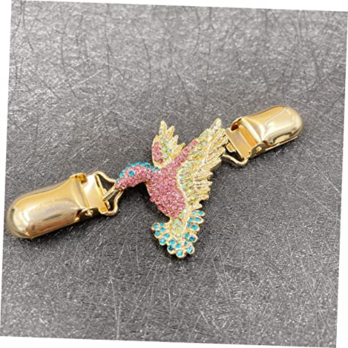 Holibanna Cardigan Collar Clip mit Funkelnden Strasssteinen Langlebige Vielseitig für Pullover Schals und Kleider Modischer Schmuckverschluss für Damen Stilvoller Schal und Cape Clip von Holibanna