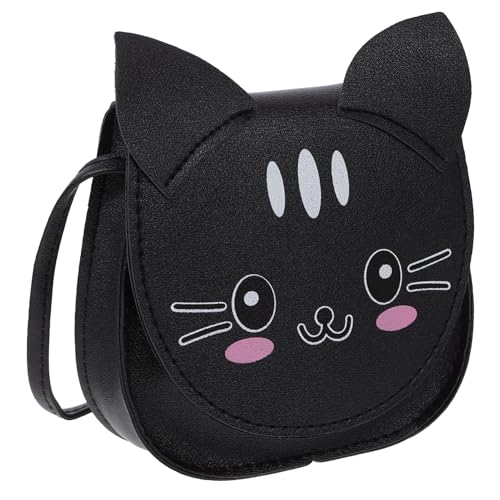 Holibanna Katzen-geldbörse Aus Pu-Material Kleine Handtasche Für Mädchen Crossbody-Tasche Mit Cartoon-Design Für Teenager Platz Für Handys Und Schlüssel Zum Einkaufen Und Feiern Tragen von Holibanna