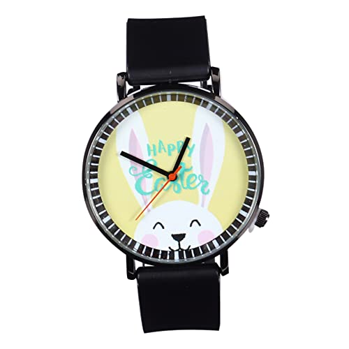 Holibanna Cartoon Kinderuhr Mit Buntem Osterdesign Leicht Abnehmbares Armband Uhr Für Jungen Und Mädchen Für Schule Und Freizeit von Holibanna