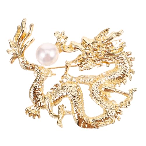 Holibanna Chinesische Drachenbrosche Anstecknadel für Kleidung Unisex Dragon Pin Modisches Accessoire für Jacken und Anzüge Präzise Gefertigt Attraktiv und Leicht Tragbar Holibanna Chinesische Drachenbrosche Anstecknadel für Kleidung Unisex Dragon Pin Modisches Accessoire für Jacken und Anzüge Präzise Gefertigt Attraktiv und Leicht Tragbar von Holibanna