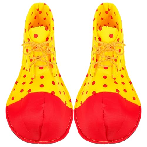 Holibanna Clown Cosplay Kostüm Schuhe Schuhschutz Zubehör Schuhe Punkt für Unisex Erwachsene Frauen Männer durchschnittliche Größe von Holibanna