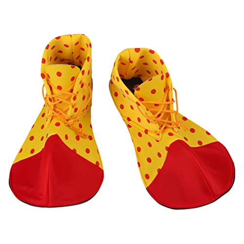 Holibanna Clown Cosplay Kostüm Schuhe Schuhschutz Zubehör Schuhe Punkt für Unisex Erwachsene Frauen Männer durchschnittliche Größe von Holibanna