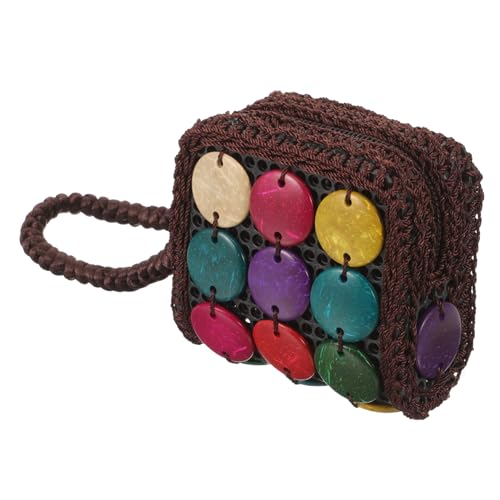 Holibanna Kleine Geldbörse Für Woven Change Purse Vielseitig Und Praktisch Für Karten Und Münzen Für Alltag Und Für Teenager Und Damen von Holibanna
