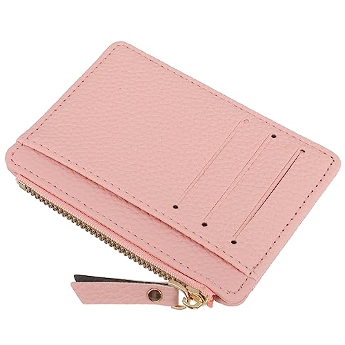 Holibanna Damen Pu Geldbörse Praktische Kleine Clutch Mit Reißverschluss Schlankes Design Für Kreditkarten Münzen Und Ausweise Vielseitig Einsetzbar Und Leicht Zu Transportieren von Holibanna