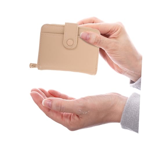 Holibanna Kleine Geldbörse Für Damen Modischer Kartenhalter Mit Mehreren Steckplätzen Kreditkartenetui Aus Pu-Material Praktische Damenbrieftasche Für Täglichen Gebrauch von Holibanna