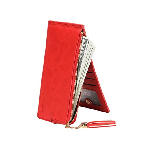 Holibanna Münzbörse Für Damen Mit Reißverschluss Tragbar Reisegeldbörse Kleine Aufbewahrungstasche Geldbörse Für Kleingeld Und Gefaltete Scheine Schlüssel Und Quittungen Geeignet von Holibanna