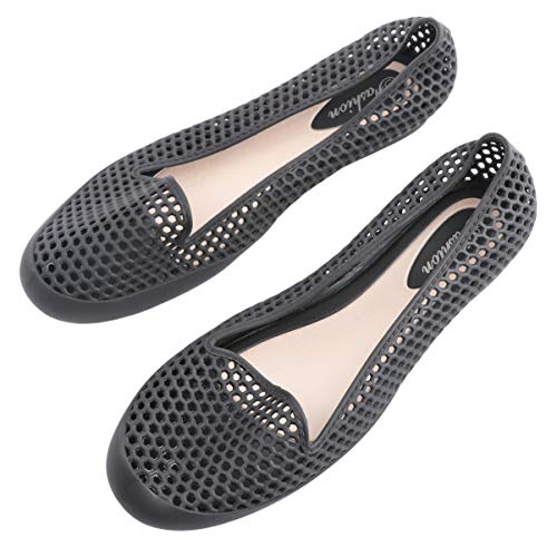 Holibanna Strandschuhe Atmungsaktive Flache Freizeit-Sandalen Für Damen Und Herren Für Sommer Am Strand Reisen Und Urlaub Schwarz von Holibanna