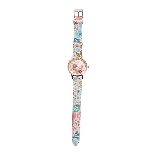 Holibanna Damenuhr Geschenk für Mädchen Mädchenuhr Mädchen Uhren Digitaluhr Armbänder Weihnachtssto Armbanduhr Freizeituhr für Damen Punk Lederuhr Lipgloss Anschauen Fräulein schmücken Weiß von Holibanna