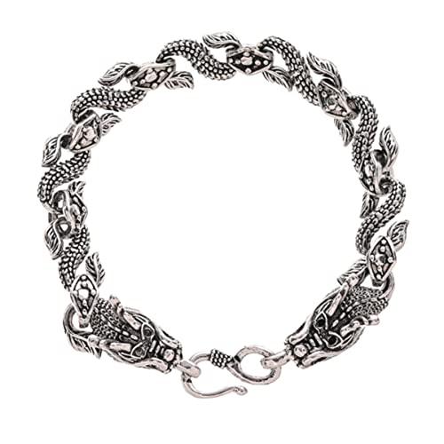 Holibanna Drachenarmband für Männer Hochwertiger Stilvolles Schmuckstück mit Drachenkopf Design für Casual Party und Besondere Anlässe Perfektes für Vatertag Holibanna Drachenarmband für Männer Hochwertiger Stilvolles Schmuckstück mit Drachenkopf Design für Casual Party und Besondere Anlässe Perfektes für Vatertag von Holibanna