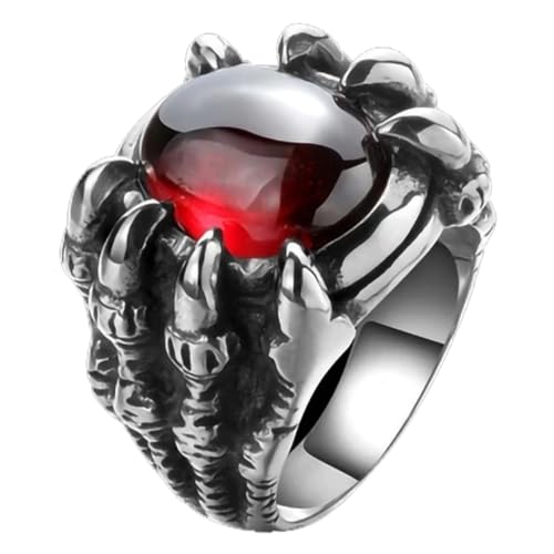 Holibanna Dragon Claw für Retro Gothic mit Edelstein Verstellbar für Tägliches Partys Besondere Anlässe von Holibanna