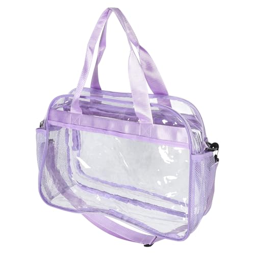 Holibanna Durchsichtige Tragetasche Für Damen Transparente Sporttasche Große Kapazität Für Reisen Arbeit Und Strand von Holibanna