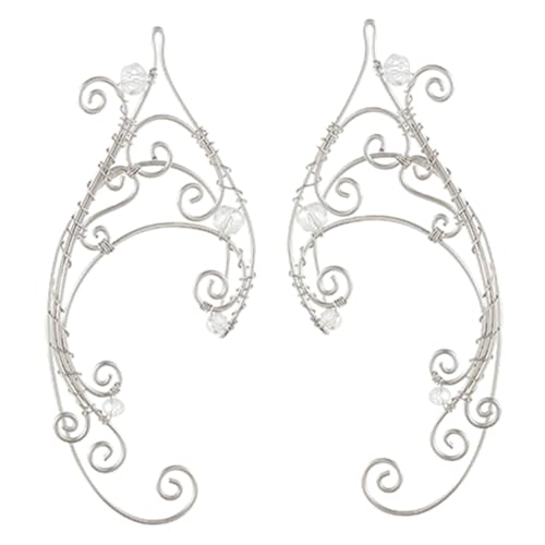 Holibanna Ear für Damen Nicht Piercing Ohrklemme Fairy Schmuck Elegant Leicht zu Tragen Cosplay Party Accessoire von Holibanna