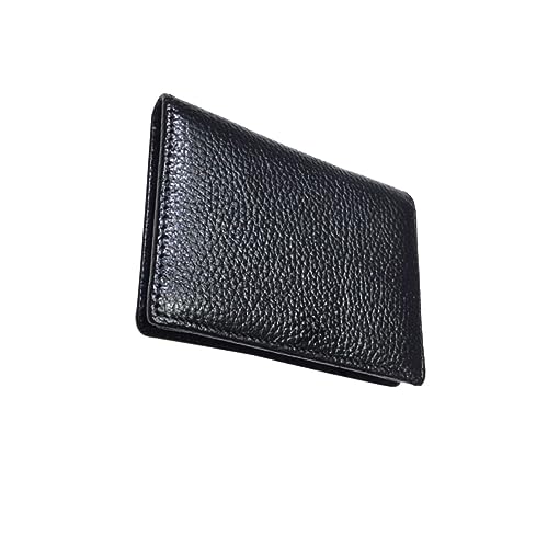 Holibanna Echte Leder Geldbörse Für Männer Kurze Brieftasche Herren-Halter Führerscheinhalter Zum Aufbewahren Von Bargeld Ausweisen Kreditkarten Passend Für Business Freizeit Und Alltag von Holibanna
