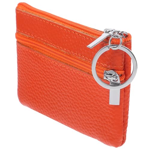 Holibanna Schlüsselanhänger Geldbörse Für Mini-münzbeutel Orange Für Kleingeld Und Kleine Accessoires Design Vielseitig Einsetzbar von Holibanna