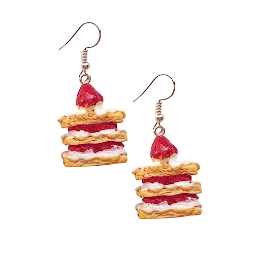 Holibanna 1paar Kreative Erdbeer Kuchen Ohrringe Lustige Dessert Ohrhänger Für Frauen Stilvolle Damen Ohrringe Für Partys Geburtstage Und Anlässe Einzigartiger Modeschmuck Holibanna 1paar Kreative Erdbeer Kuchen Ohrringe Lustige Dessert Ohrhänger Für Frauen Stilvolle Damen Ohrringe Für Partys Geburtstage Und Anlässe Einzigartiger Modeschmuck von Holibanna