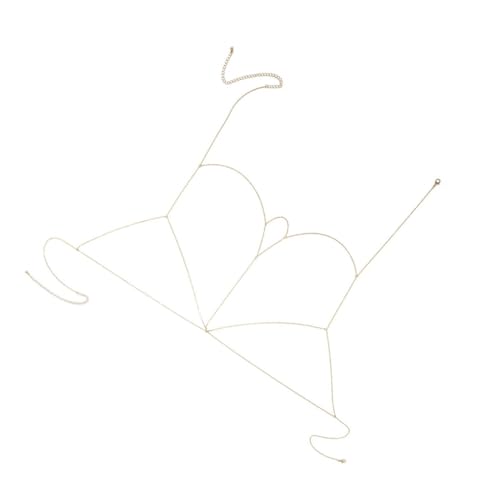 Holibanna Einfache Körperkette Geometrischen Elementen Kette für Frauen und Mädchen Gold für Partys und Besondere Anlässe Holibanna Einfache Körperkette Geometrischen Elementen Kette für Frauen und Mädchen Gold für Partys und Besondere Anlässe von Holibanna