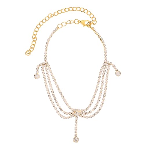 Holibanna Einstellbare Metall Fußkette Damen Strand Schmuck mit Wasserfestem Design Modische Knöchel Kette für Sommerurlaub Party und Alltag Boho Stil Accessoire für Frauen von Holibanna