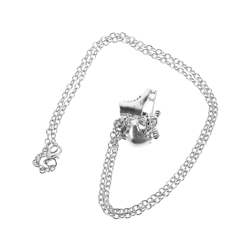 Holibanna Eislauf Halskette Damen Mädchen Sportliches Design Leichtes Alloy Skate Schmuckstück Elegantes Schlittschuh Anhänger Schmuck für Eislauf und Hockey Fans Holibanna Eislauf Halskette Damen Mädchen Sportliches Design Leichtes Alloy Skate Schmuckstück Elegantes Schlittschuh Anhänger Schmuck für Eislauf und Hockey Fans von Holibanna