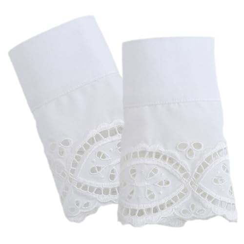 Holibanna Handgelenkmanschetten Für Damen Abnehmbare Spitzenmanschetten Elastische Kleidärmel Accessoires Vielseitige Dekoration Für Hochzeiten Und Feste Stilvolle Fingerlose Handschuhe in von Holibanna