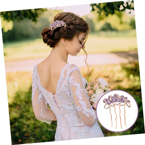Holibanna Eleganter Haarkamm mit Funkelnden Strasssteinen Metallischer Dutt Haarschmuck für Damen Dekorativer Kopfschmuck für Hochzeiten Partys und Festliche Anlässe Einfach zu Tragen und Holibanna Eleganter Haarkamm mit Funkelnden Strasssteinen Metallischer Dutt Haarschmuck für Damen Dekorativer Kopfschmuck für Hochzeiten Partys und Festliche Anlässe Einfach zu Tragen und von Holibanna