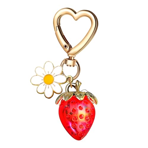Holibanna Charmanter Erdbeer-schlüsselanhänger Daisy Modisches Accessoire von Holibanna