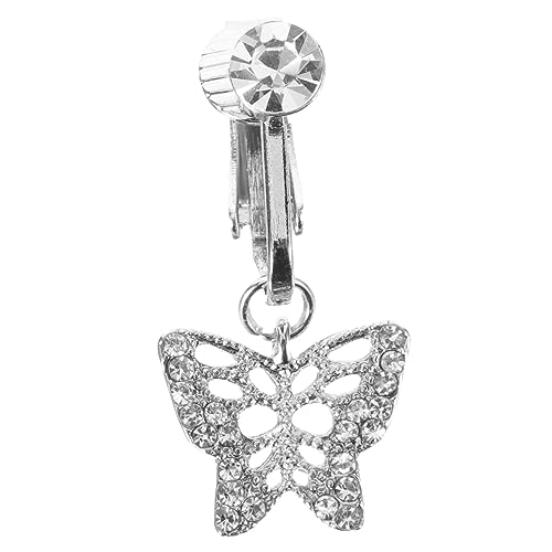 Holibanna Fake Bauchnabelring Clip Non Pierced Bauchpiercing Schmuck Damen Dangle Design Mode Accessoire für Party Festival Tanz von Holibanna