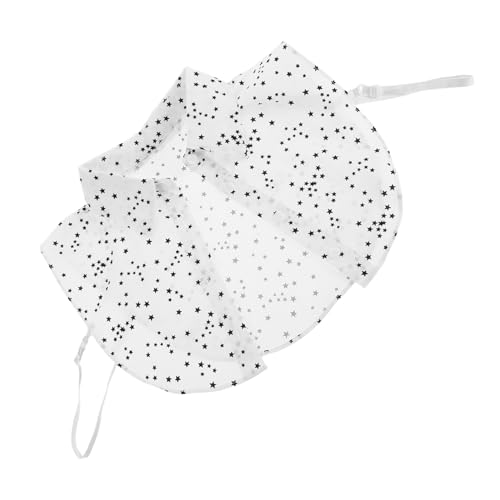 Holibanna Eleganter Abnehmbarer Fake-kragen Mit Stern-akzenten Für Damen Halber Hemdkragen Aus Chiffon von Holibanna