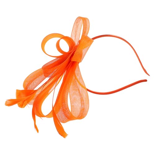 Holibanna Fascinator Für Damen Federhut Stirnband Hauben Accessoires Anzughut Teeparty Hut Abschlussball Stirnband Haar-accessoire von Holibanna