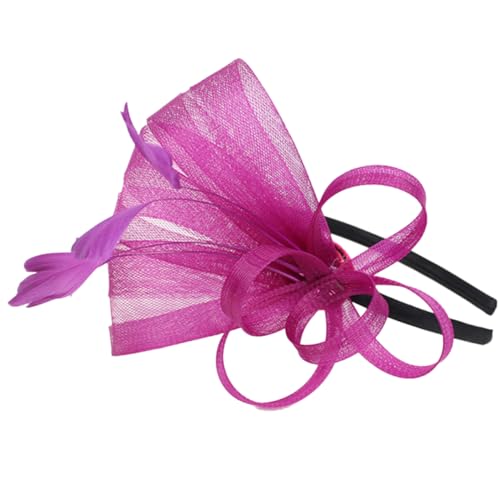 Holibanna Fascinator Hüte Damen Feder Stirnband Vintage Tea Party Kopfbedeckung Hochzeit Party Kopfbedeckung Für Damen von Holibanna