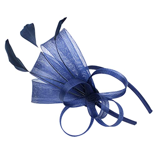 Holibanna Fascinator-hüte Für Frauen Kopfbedeckung Mit Künstlichen Federn Stirnband Für Teepartys Vintage-style Hut Elegantes Accessoire Für Damen von Holibanna