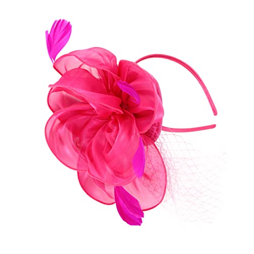 Holibanna Fascinator-hut Damen Blumen-kopfbedeckung Für Hochzeit Teeparty Party Leicht Und Strapazierfähig Für Frauen Und Mädchen von Holibanna