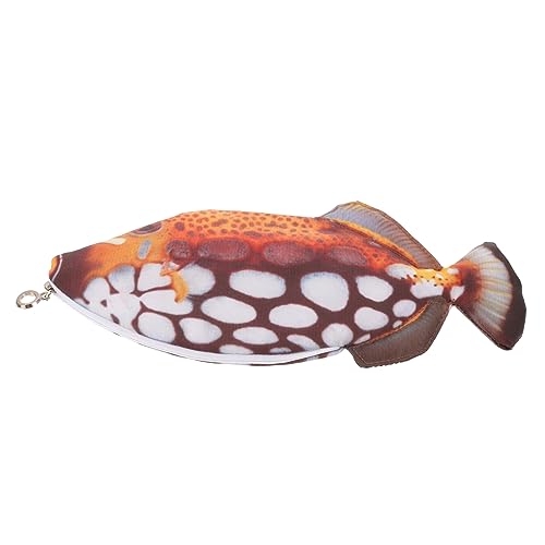 Holibanna Fisch Federmäppchen Aus Kreatives Design Fischform Langlebige Stiftaufbewahrung Für Schule Und Reisen Vielseitig Einsetzbar Kosmetiktasche Oder von Holibanna