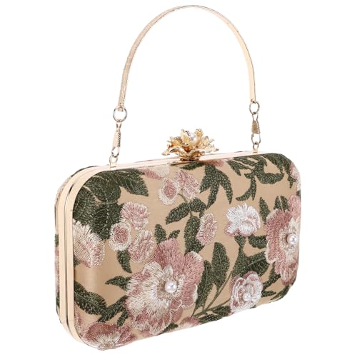 Holibanna Abendtasche Für Damen Mit Stickereimuster Clutch Für Damen Kleine Handtasche Für Abschlussball Hochzeit Party von Holibanna