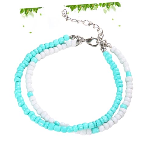 Holibanna Damenarmband Sommer Fußkettchen Strand Fußkettchen dekorative Fußkettchen Frauen Fußkettchen verstellbares Fußkettchen Damen Sandalen Armband Bohemien Schuhwerk schmücken Fräulein von Holibanna