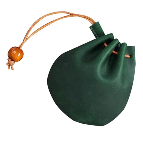 Holibanna Münztasche Grün Wechseltasche Aus Kunstleder Münzbörse Vintage Kleine Geldbörse Praktisch Geldbörse Schlank Robust Wechseltasche Leicht Tragbar Kleine Schlüsseltasche Stilvoll von Holibanna