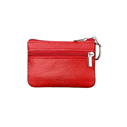 Holibanna Frauen-PU-Brieftasche Geldbörse Brieftasche mit umlaufendem Reißverschluss Brieftasche aus Polyester die Brieftasche der Frau Damenbrieftasche Sommer kleine Handtasche rot von Holibanna