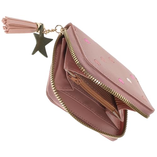 Holibanna Kartenportemonnaie Damen Cartoon Kartenetui Kartenpaket Geldbörse Aus Pu Material Mit Kartenhülle Für Damen Frauen von Holibanna