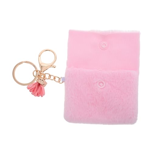 Holibanna Kleiner Münzbeutel Schlüsselanhänger Für Damen Süßes Farbenfrohes Mini-Portemonnaie Für Münzen Und Schlüssel Praktischer Begleiter Für Alltag Und Reisen Für Handtaschen von Holibanna