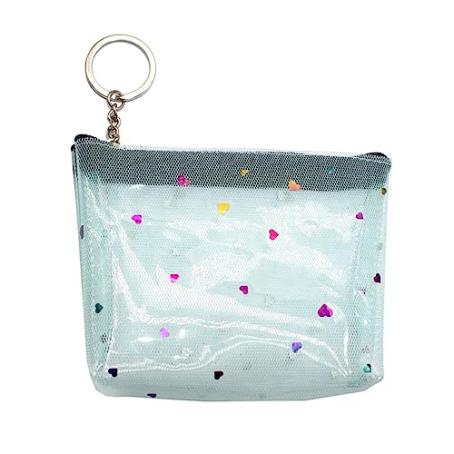 Holibanna carteras pequeñas para Mujer Taschengeldbörse Reise-Make-up-Taschen Reisetasche Münze Geldbörsen Schlüsselbund Geldbörse für Mädchen PVC-Geldbörse Mini Schlüsselanhänger Fräulein von Holibanna