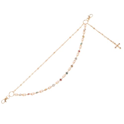 Holibanna Geldbörsenkette: Herren-jeanshosenkette, Punk-hosengürtel Mit Perlendetails – Modisches Accessoire Für Lässige Ausflüge Und Hip-hop-stil von Holibanna