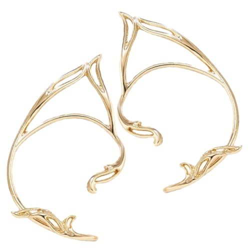 Holibanna Geometrische Fairy Ear Ohrwickler Damen Leichtes Legierungsdesign Hohle Ohrklemme Kein Piercing Modischer Schmuck Goldfarben Stilvolle Ohrhänger Holibanna Geometrische Fairy Ear Ohrwickler Damen Leichtes Legierungsdesign Hohle Ohrklemme Kein Piercing Modischer Schmuck Goldfarben Stilvolle Ohrhänger von Holibanna